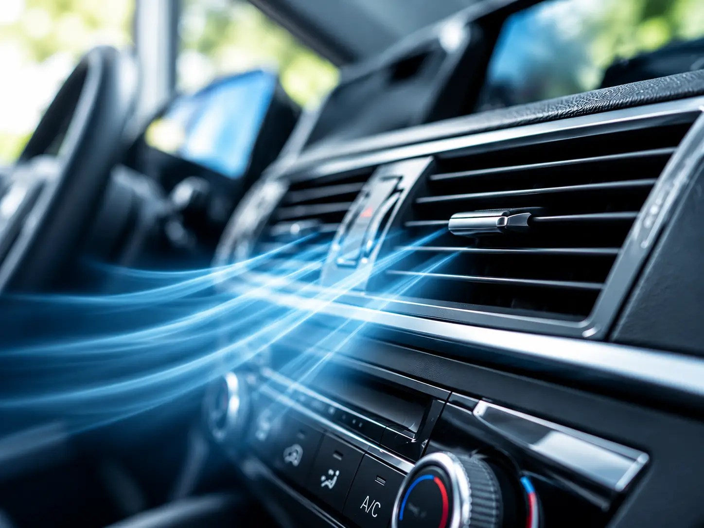 Car aircon infographic